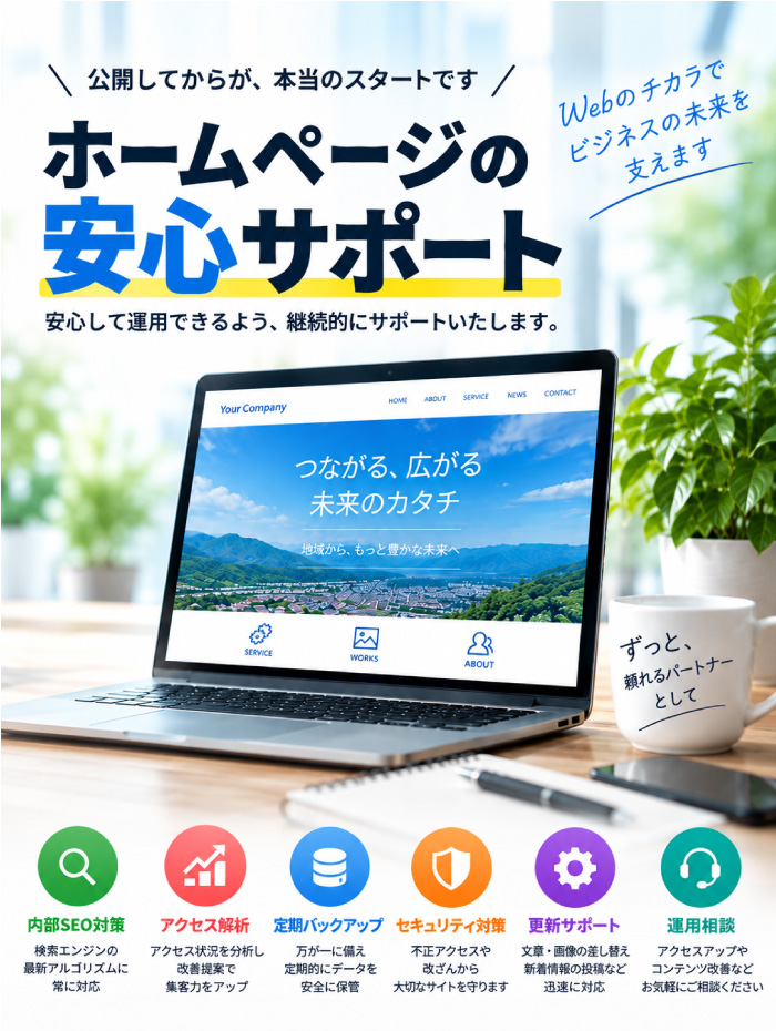 ホームページ保守